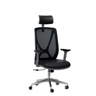   Chair Model Mariot mesh*leather