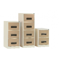 Metal Shannon By Wooden Face Drawer-2 Drawers Metal Shannon By Woo...