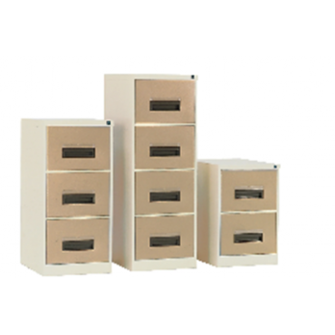 Metal Shannon By Wooden Face Drawer-2 Drawers Metal Shannon By Woo...