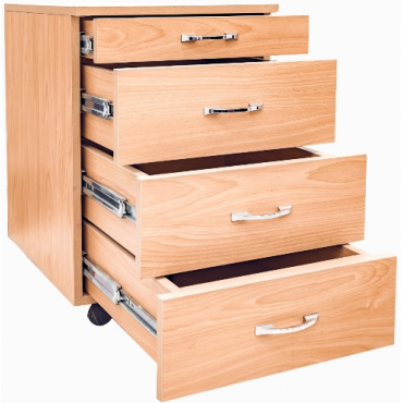 Wooden Unit 4 Drawers Wooden Unit 4 Drawer...